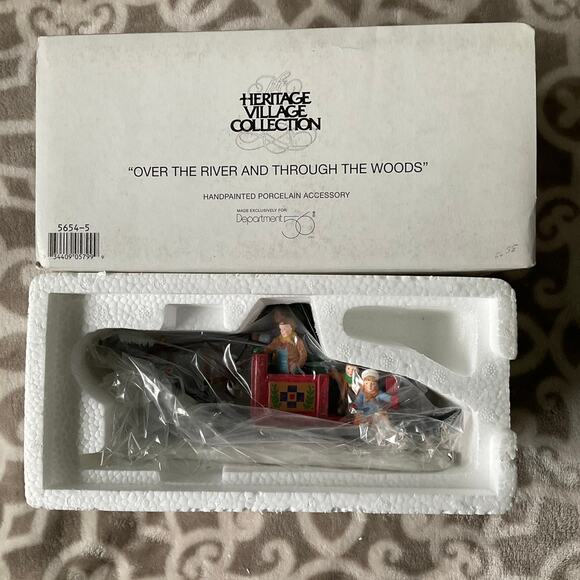 Department 56 over the river and through the woods, Heritage Village - Picture 1 of 1